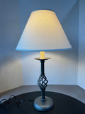Hubbardton Iron Forge Twist Basket 3-Way Table Lamp (WORKS)