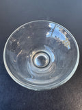 Glass Dessert Bowl with Sterling Silver Pedestal