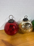 3 Piece Assorted Mercury Style Ornaments