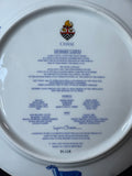 Leopard Lazuli by Lynn Chase White Centered Dinner Plate (5 AVAILABLE—PRICED INDIVIDUALLY AT $45 EACH) (A)