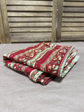 Floral Reversible Williamsburg Fabric Placemats - Set Of 6
