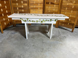 Handcrafted Painted Bench