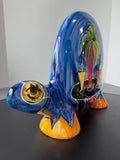 Colorful Cocktails Hand Painted Ceramic Turtle