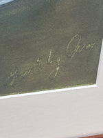 Watercolor of Magnolia Flower; Signed