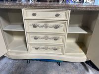 French Provincial Marble Top Buffet, by Thomasville ***HEAVY ITEM*** READ DESCRIPTION CAREFULLY***