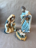 3 Piece Ceramic Nativity Set