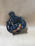 Painted Bird Cast Iron Match Holder