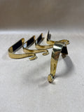 Solid Brass Stocking Hangers - Set Of 5