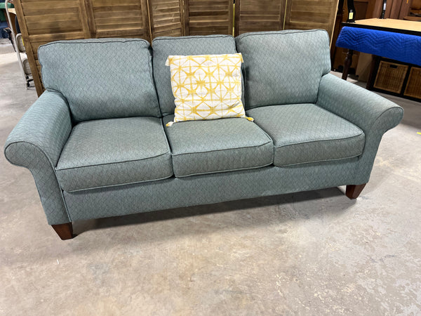 FlexSteel Sofa, teal/blue tones