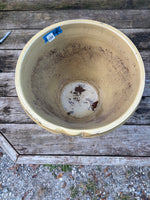 C-Yellow Glazed Terracotta Planter Saucer