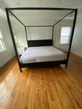 Ikea Black Four Poster King Bed