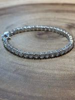 Sterling Silpada Bracelet with Cubic Zirconia