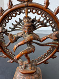 Bronze Vintage Shiva Nataraja Hindu Statue