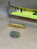 Brass Bar Pin with Etching