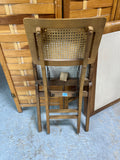 Vintage Stakmore Folding Card Table with (3) Folding Chairs