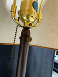 FV Scenery Vintage Metal Adjustable Table to Floor Lamp (WORKS)