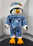 Winter Penguin Plush Standing Decor