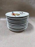 Williams Sonoma 12 Days Of Christmas Salad Plates - Complete Set