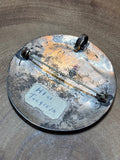 Sterling & Turquoise Pin/Pendant (AS IS)