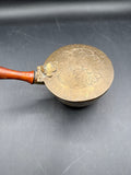 Brass And Wood Etched Silent Butler