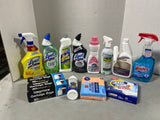 Cleaning Lot (L) *Most bottles at least half full*