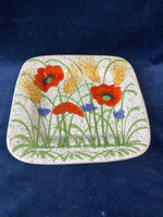 Dipinto A Mano Hand Painted Italian Decorative Floral Plate