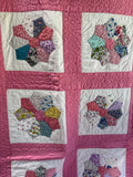 Dresden Plate Hand Made Vintage Quilt