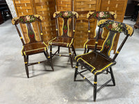 Set of 4 Vintage Painted Chairs
