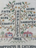 Vintage Cross Stitch Sampler