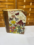 Flowers & Butterflies Decorative Book Storage Box