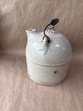 Stoneware XXX Whiskey Moonshine Jug - F.H. Weeks Akron Ohio