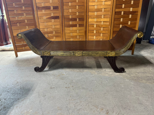 Double Boat Style Bench/Chaise Lounge, NO CUSHION