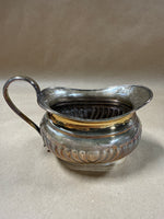 3 Piece Viners Of Sheffield Silver Teapot Creamer And Sugar