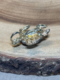 Silver/Gold Tone Sea Turtle Pendant