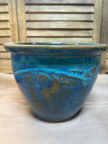 Glazed Pottery Planter - see description