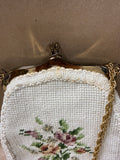 JR Florida Floral Needlepoint Handbag