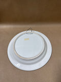 Italian Fish Catching Man Upside Down World Decorative Plate