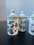 5-Piece Portmeirion Garden Botanic Lidded Spice Jar Set