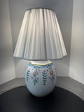 Floral Pottery Vase 3-Way Lamp (WORKS)