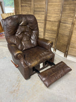 La-Z-Boy Leather Chair-Swivels/Rocks/Reclines