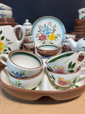 64-Piece Stangl Hand Painted Country Garden Floral China Set