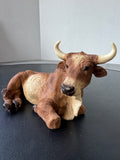 Ox Castagna Vintage Italian Alabaster Figurine in Box