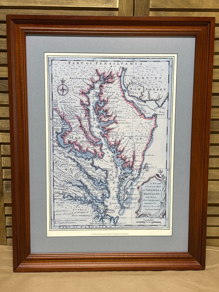 Virginia & Maryland Map