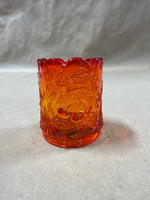 (D) Amberina Cherry Toothpick/Match Holder