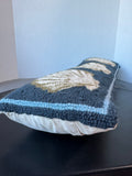 Seashell Wool Hook Rectangular Throw Pillow