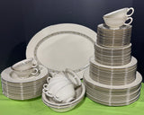 75-Piece Lenox Springdale Platinum Trim China Set
