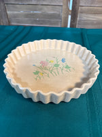 Floral Pie Dish