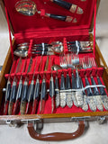 Siam Buddhist Flatware With Case- 32 Pieces (B)