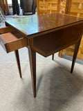 Drop Leaf Side Table with Inlay