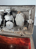 Antique Nuremberg Money Chest or Armada Box with Key